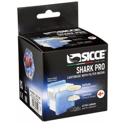 SICCE Shark PRO ZEROPHOS Kartusche+Schwamm 20ppi