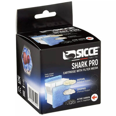 SICCE Shark PRO Kohlekartusche+Schwamm 20ppi