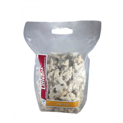 Two Little Fishies LittleRox : Limestone Rubble bottom substrate - 3 kg