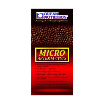 Ocean Nutrition Micro Artemia Cysts 430 micron >300.000 NPG 25 g