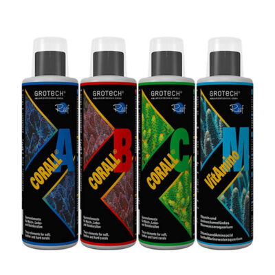 GROTECH Coral Care Set Nano - Corall A,B,C + VitAmino M - 250 ml