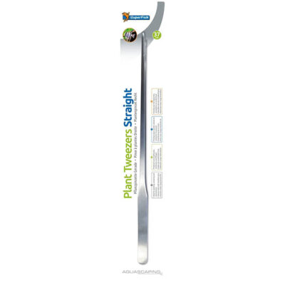 SuperFish Edelstahl Pflanzpinzette 37 cm Gerade