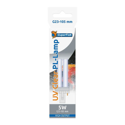 SuperFish UV PL Lampe 5W G23-105 MM
