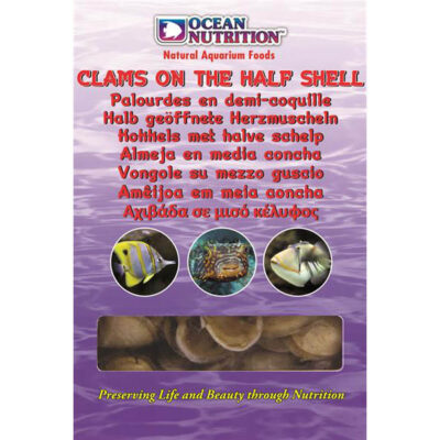 Ocean Nutrition Clams on the half Shell (Mono Tray) 100 g