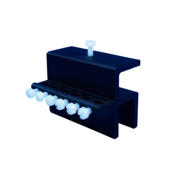 aqua connect Schlauchfixierung 6-fach bis 7 mm Steg und Glaskante