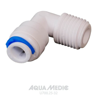 Aqua Medic Fitting 1/8" 90° weiß
